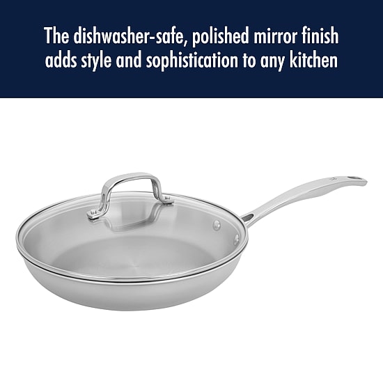 Henckels Stainless Steel 10" Frying Pan with Lid