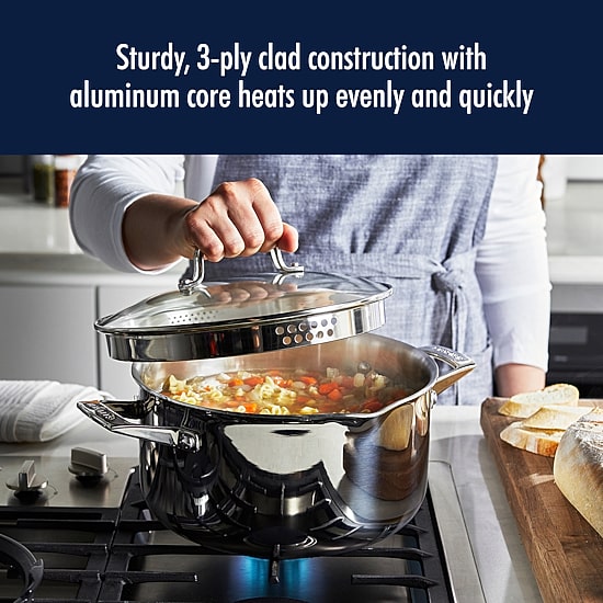 Henckels Stainless Steel 6-qt. Dutch Oven