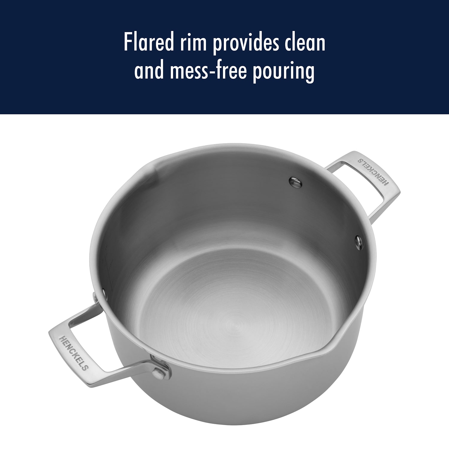 Henckels Stainless Steel 6-qt. Dutch Oven