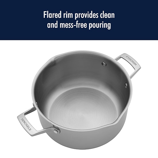 Henckels Stainless Steel 6-qt. Dutch Oven