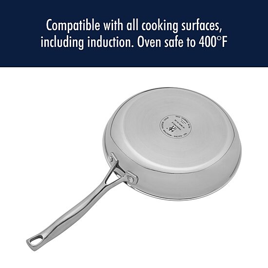 Henckels Stainless Steel 2-pc. Frying Pan Set
