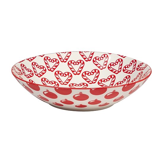Certified International Peppermint Candy 6-pc. Porcelain Soup Bowl