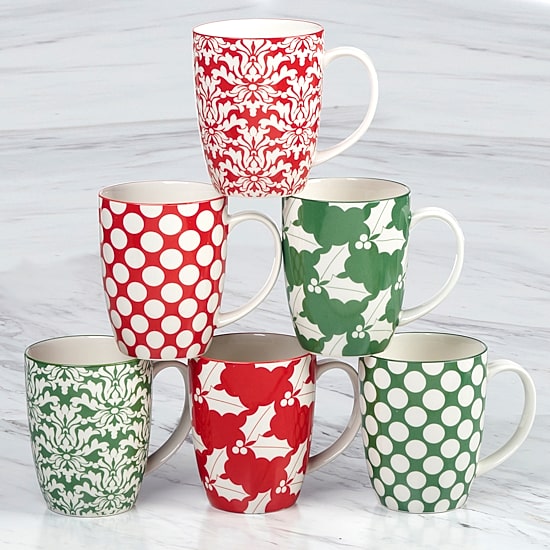 Certified International Winter Medley 6-pc. Coffee Mug