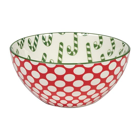 Certified International Winter Medley 6-pc. Porcelain Ice Cream Bowl