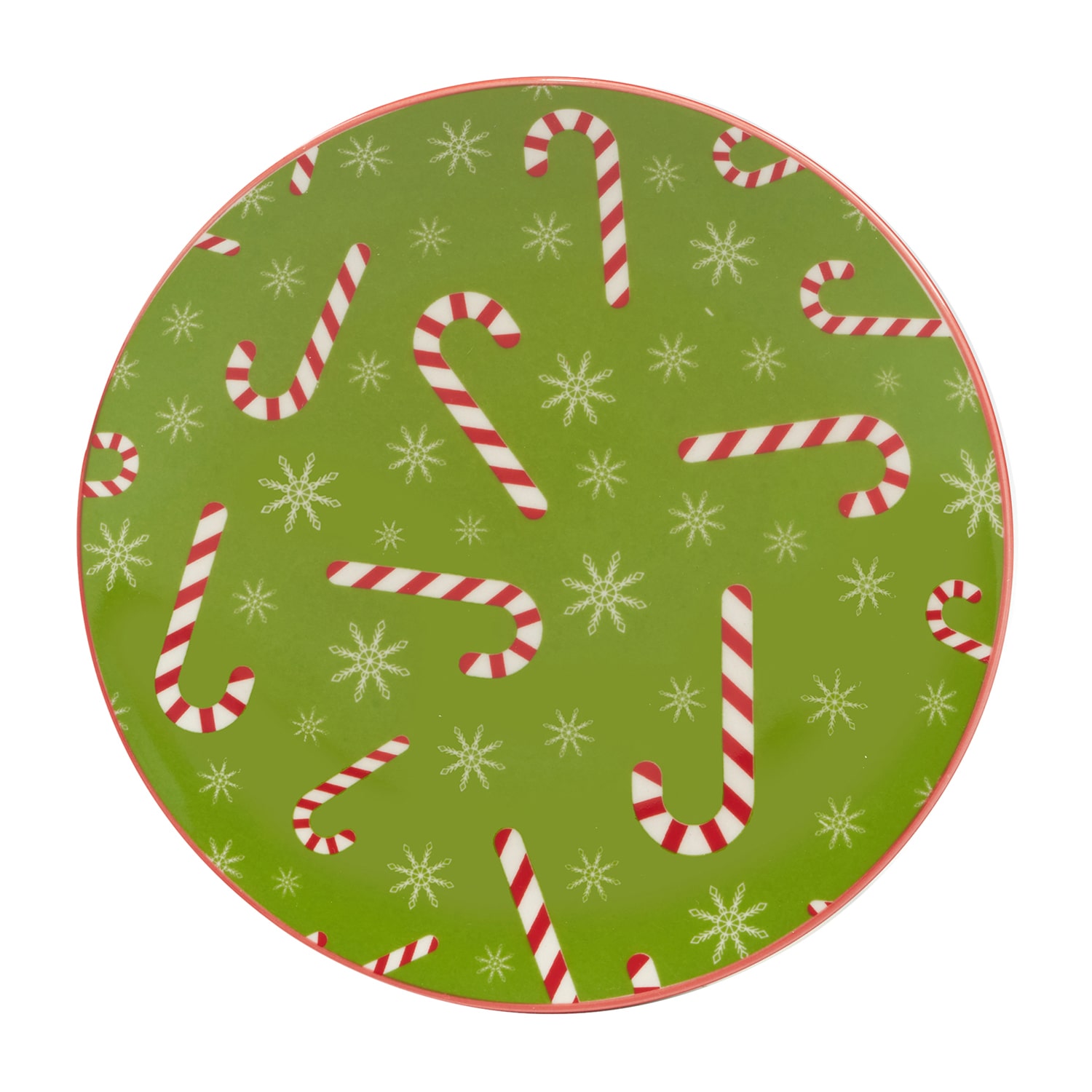 Certified International Holiday Fun 6-pc. Porcelain Appetizer Plate