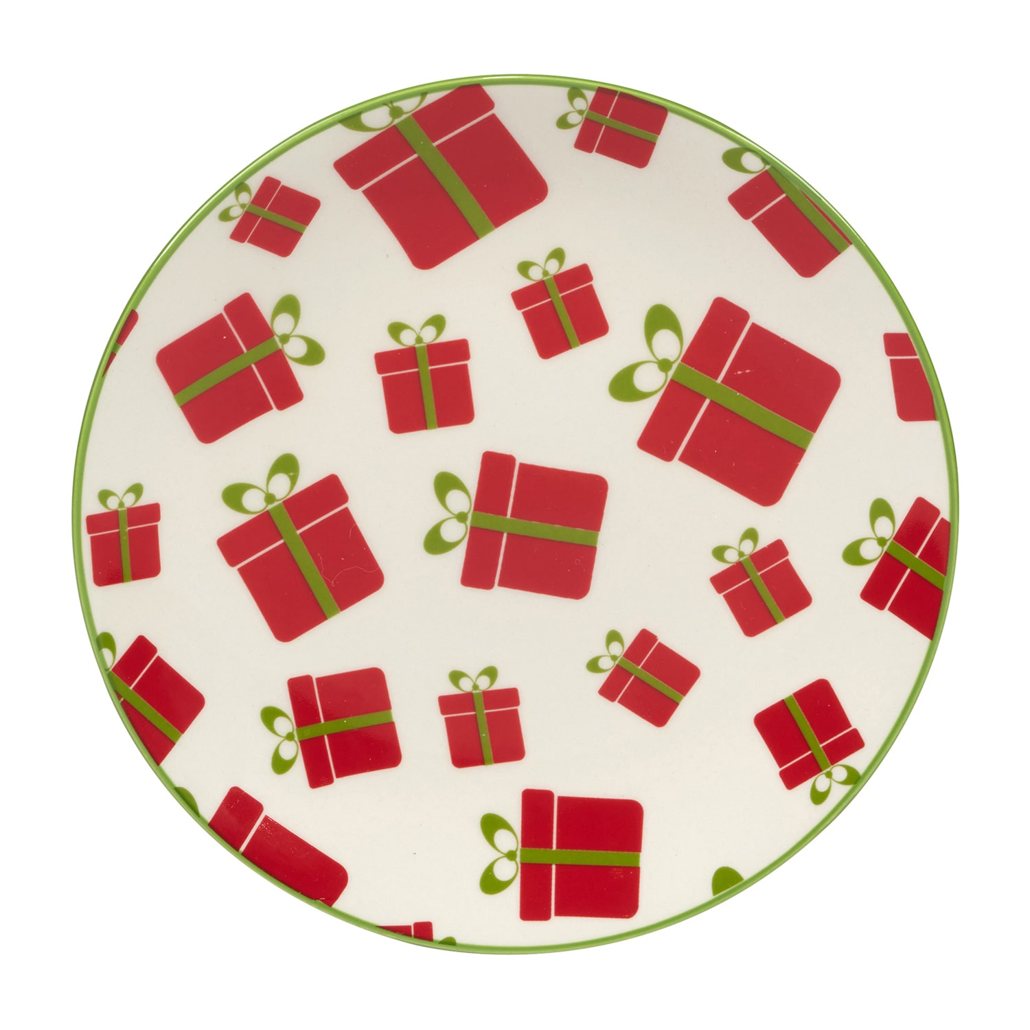 Certified International Holiday Fun 6-pc. Porcelain Appetizer Plate