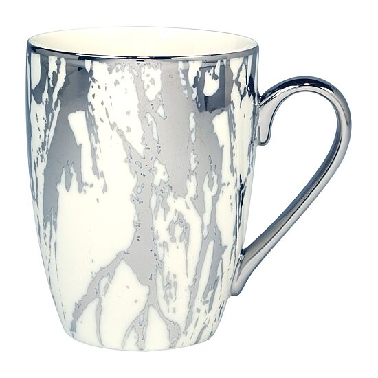 Certified International Matrix Silver 6-pc. Abstract Coffee Mug