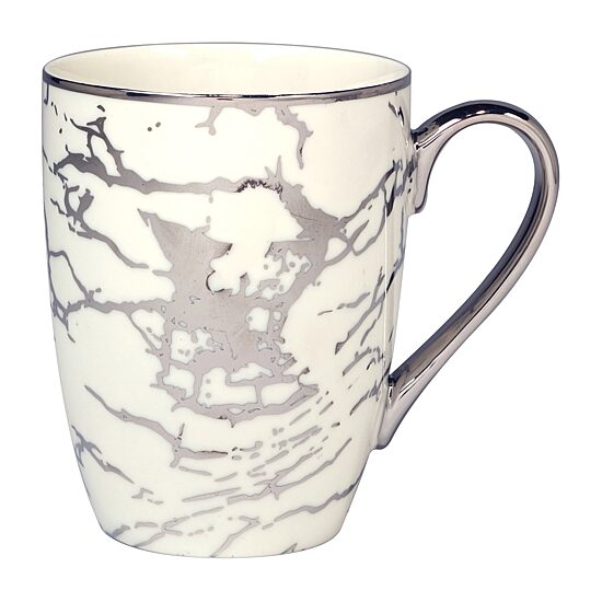 Certified International Matrix Silver 6-pc. Abstract Coffee Mug