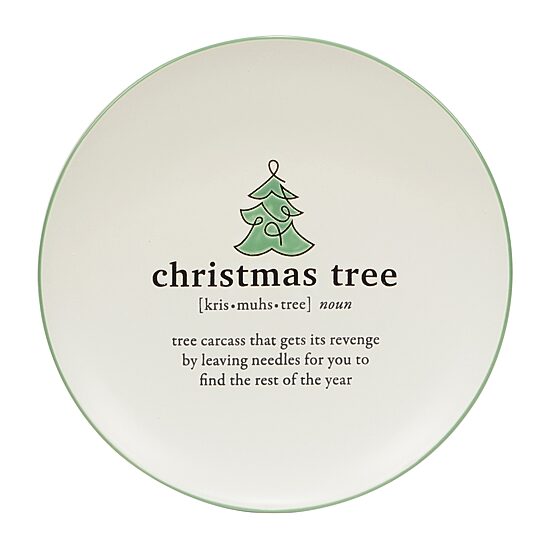 Certified International Christmas Fun 6-pc. Stoneware Dessert Plate