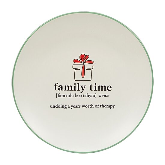 Certified International Christmas Fun 6-pc. Stoneware Dessert Plate
