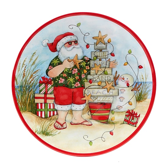 Certified International Santa'S Wish 12-pc. Melamine Dinnerware Set