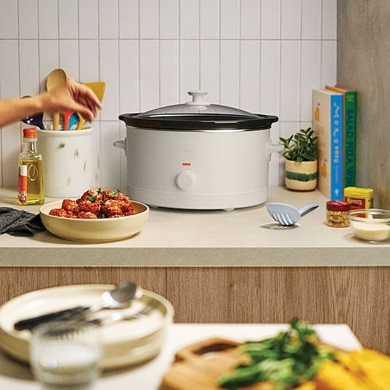 bella 6Qt Manual Slow Cooker, Fits-anywhere™ kitchenware