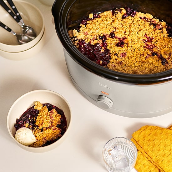bella 6Qt Manual Slow Cooker, Fits-anywhere™ kitchenware