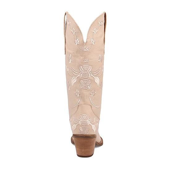Dingo Womens Love Bug Leather Stacked Heel Cowboy Boots