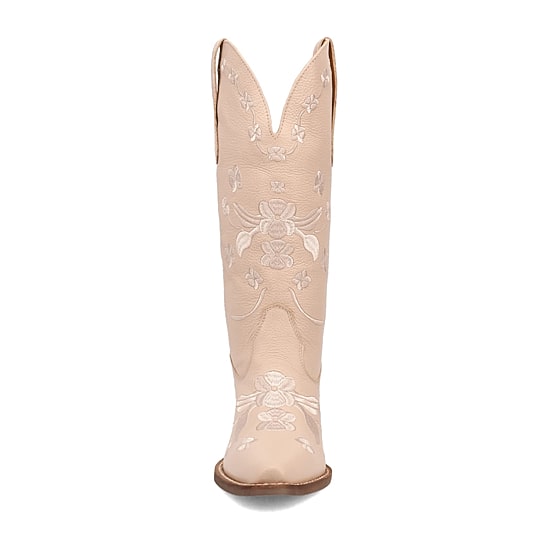 Dingo Womens Love Bug Leather Stacked Heel Cowboy Boots