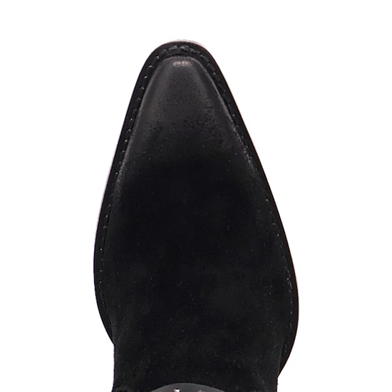 Dingo Womens Songbird Suede Stacked Heel Cowboy Boots