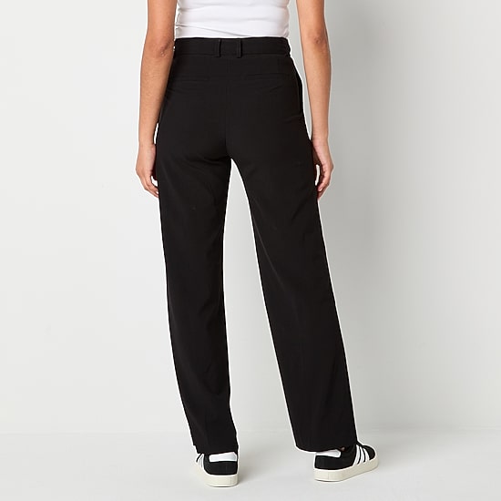 by&by Womens Juniors Wide Leg High Rise Trouser