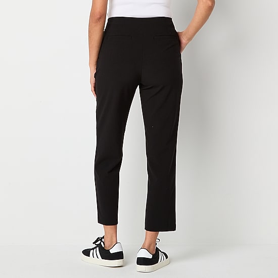 by&by Womens Juniors Slim Mid Rise Ankle Pant