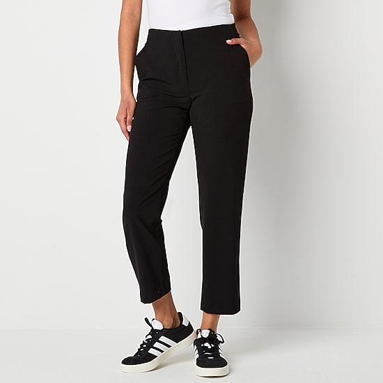 by&by Womens Juniors Slim Mid Rise Ankle Pant