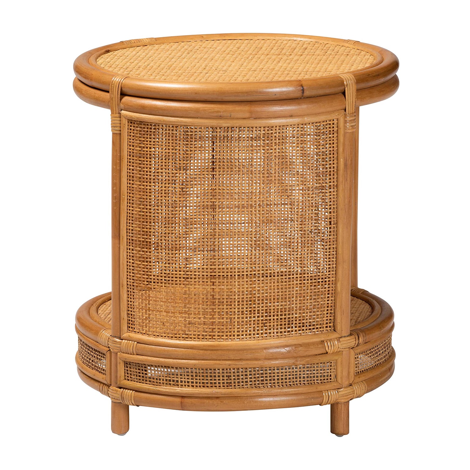 Louis Rattan End Table