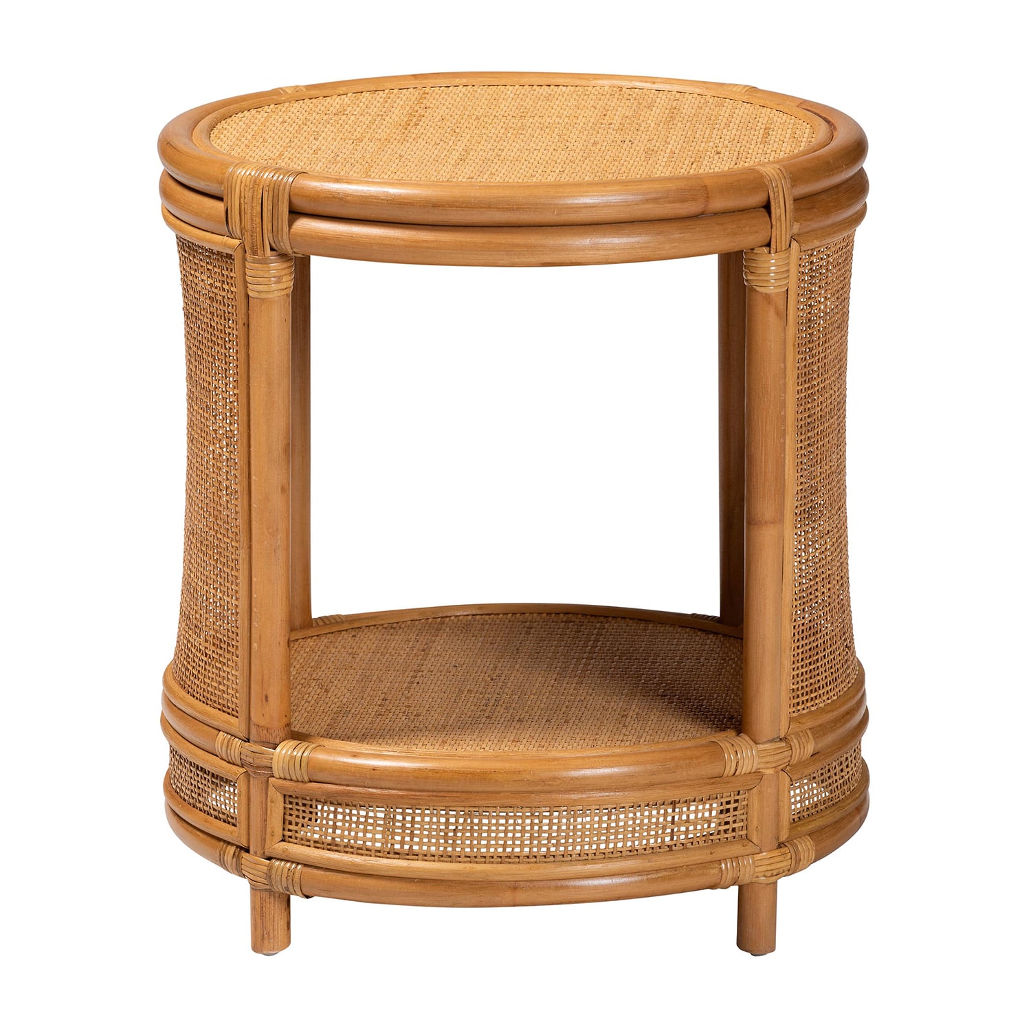 Louis Rattan End Table