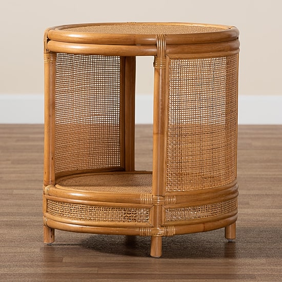 Louis Rattan End Table