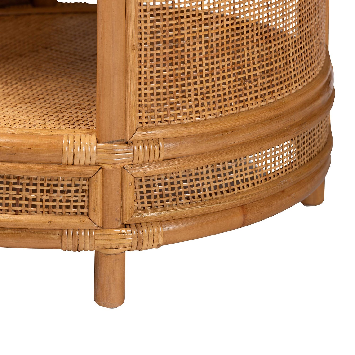Louis Rattan End Table