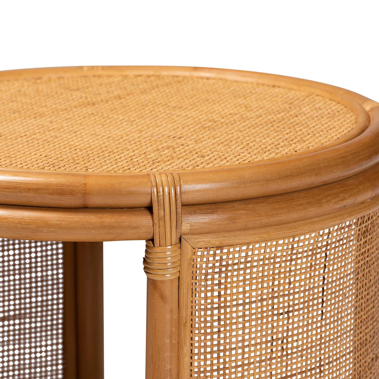 Louis Rattan End Table