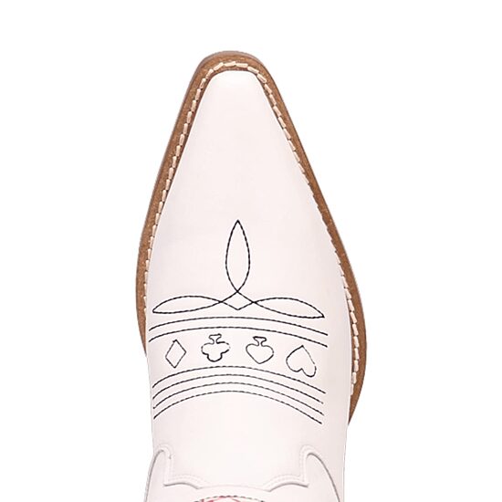 Dingo Womens King Of Clubs Stacked Heel Cowboy Boots