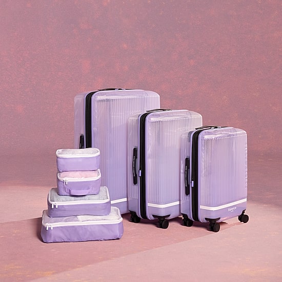 Florence By Mills X Delsey Paris Gotta Glow 24 Inch Hardside Expandable Checked Spinner Luggage