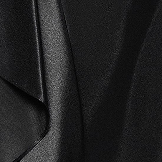 DJ Jaz Womens Long Sleeve Satin Evening Gown