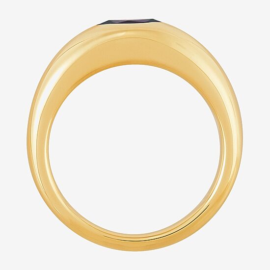 Limited Quantities! Womens 6.5MM Genuine Purple Amethyst 14K Gold Marquise Band