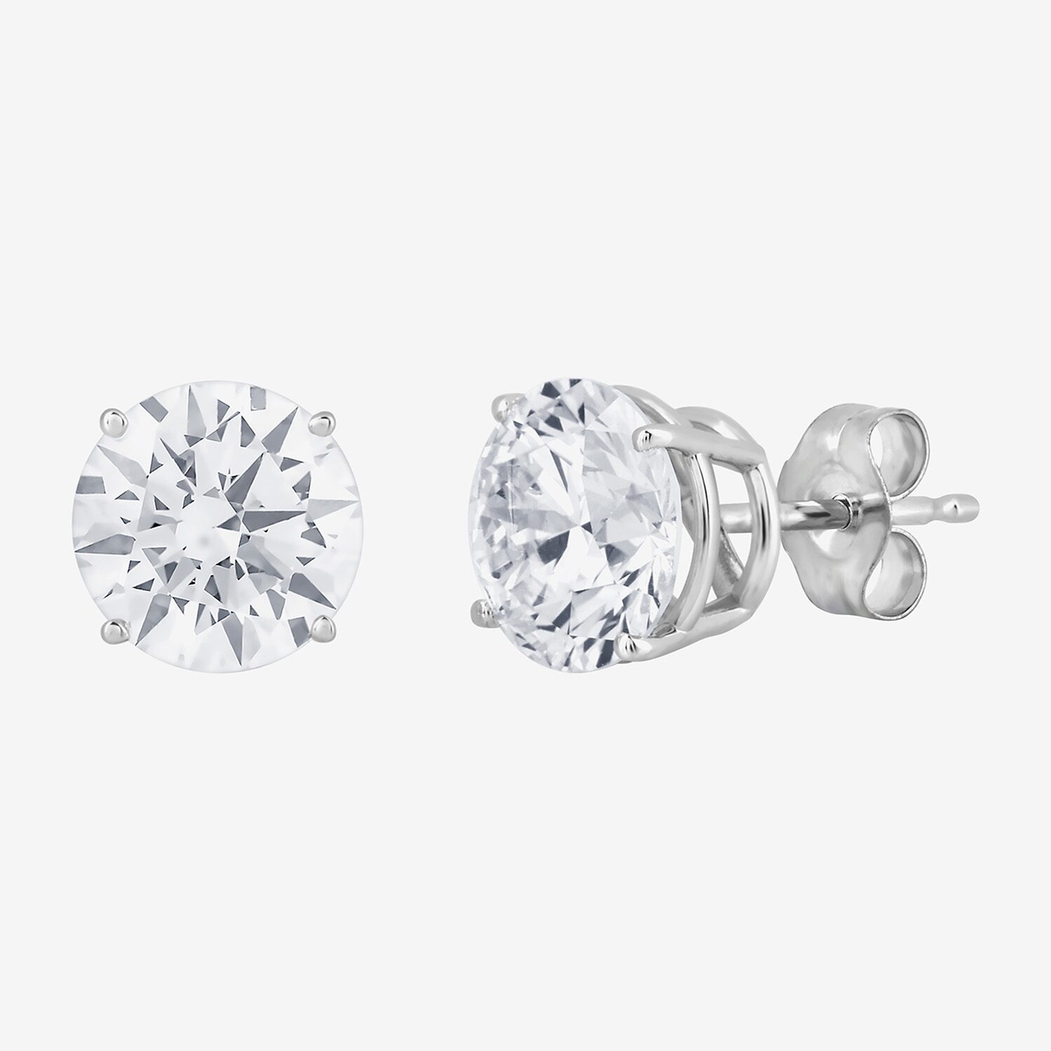 (G-H, Si2) Womens 5 CT. T.W. Lab-Grown Diamond 10K Gold Round 2-pc. Jewelry Set