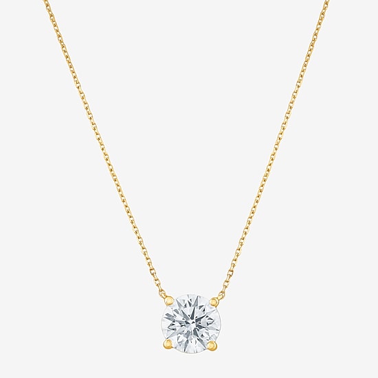 (G-H, Si2) Womens 5 CT. T.W. Lab-Grown Diamond 10K Gold Round 2-pc. Jewelry Set