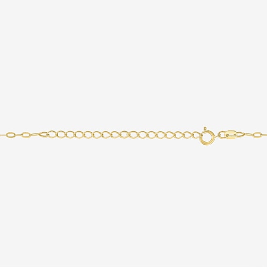 Butterfly (Gh / Si2 I1) Womens 1/10 CT. T.W. Lab Grown White Diamond 14K Gold Over Silver Butterfly 18 Inch Pendant Necklace