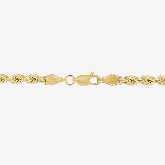 Limited Quantities! Womens 14K Gold 20 Inch Rope Chain Necklace