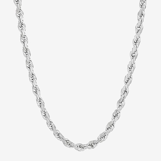 Limited Quantities! Womens 14K Gold 24 Inch Rope Chain Necklace