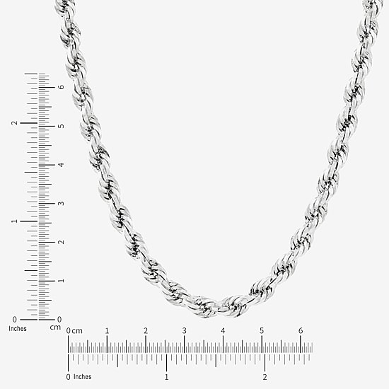 Limited Quantities! Womens 10K Gold 26 Inch Rope Chain Necklace