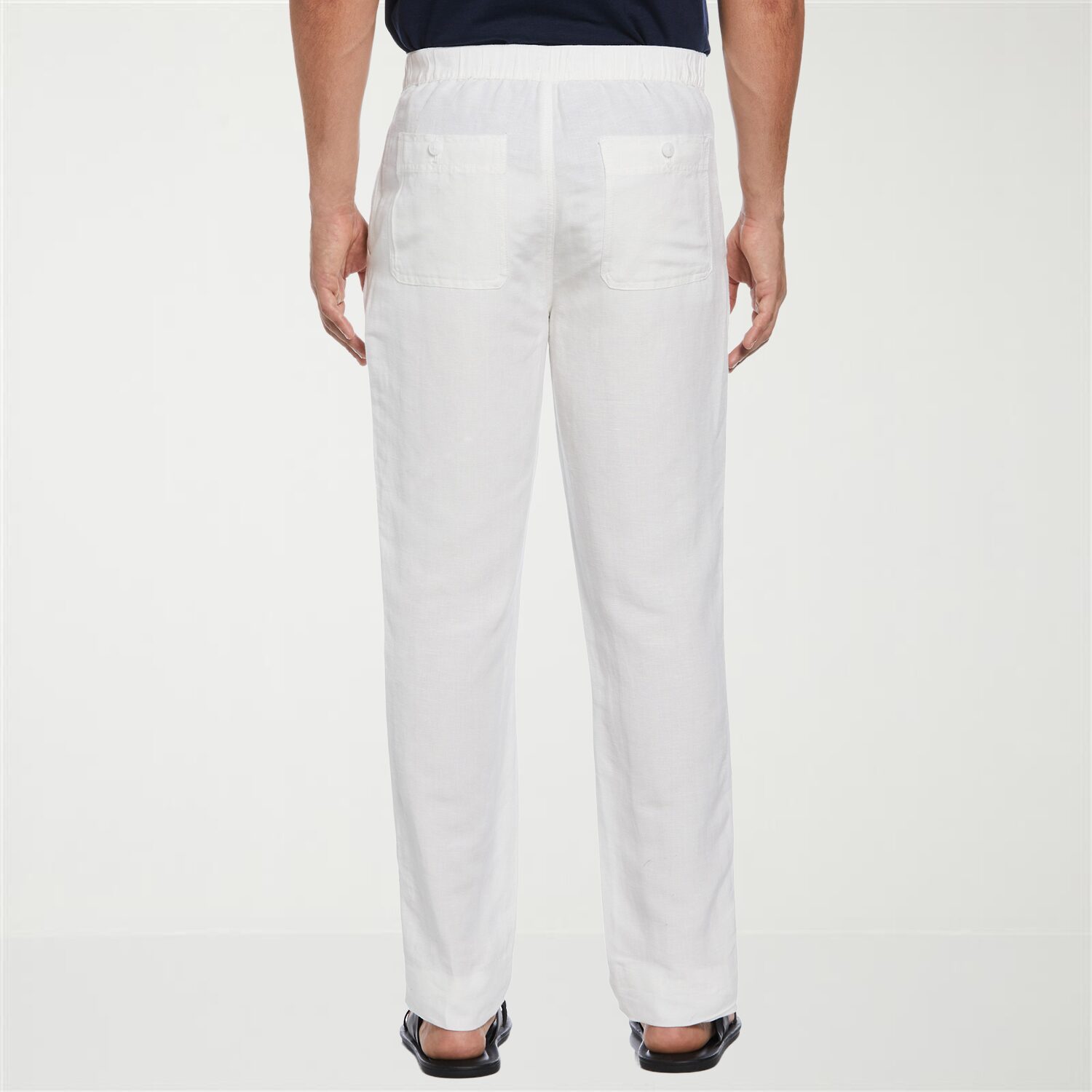 Cubavera 30" Inseam Linen Mens Regular Fit Drawstring Pant