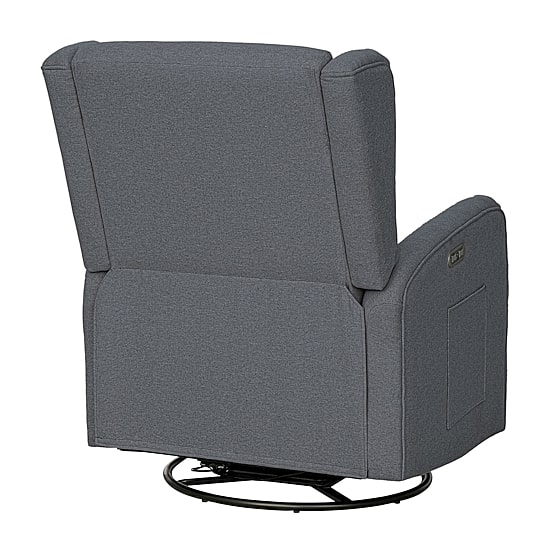 Madison Park Curved Slope-Arm Recliner