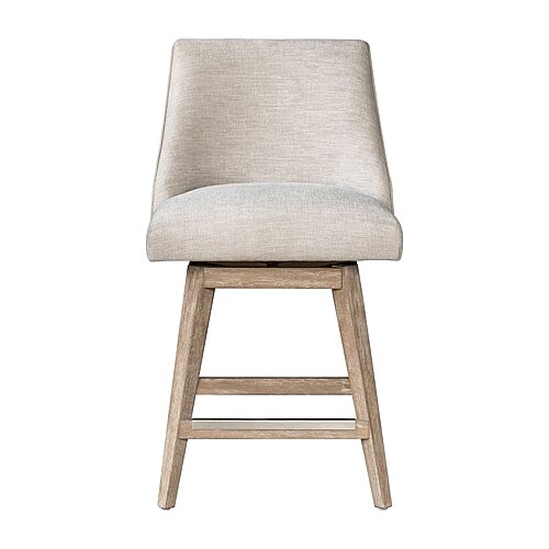 Martha Stewart Winfield Swivel Counter Counter Height Bar Stool, One Size, Gray