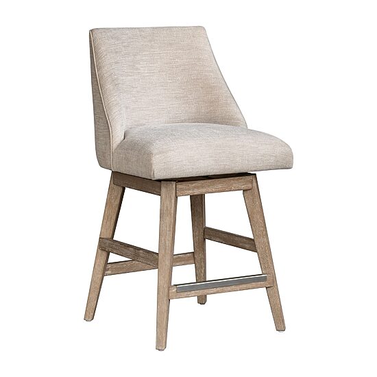 Martha Stewart Winfield Swivel Counter Counter Height Bar Stool