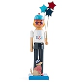 Layerings Americana Wood Nutcracker