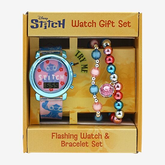 Disney Collection Bluey Girls Multicolor 3-pc. Watch Boxed Set Las40044jc