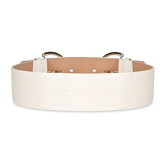 JS Jessica Simpson 2.5" Double Bucke Womens Belt