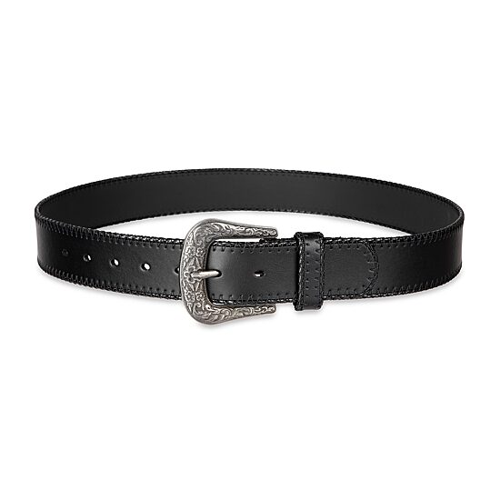 JS Jessica Simpson 1.5" Stitched Western Womens Belt