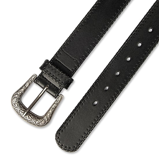 JS Jessica Simpson 1.5" Stitched Western Womens Belt