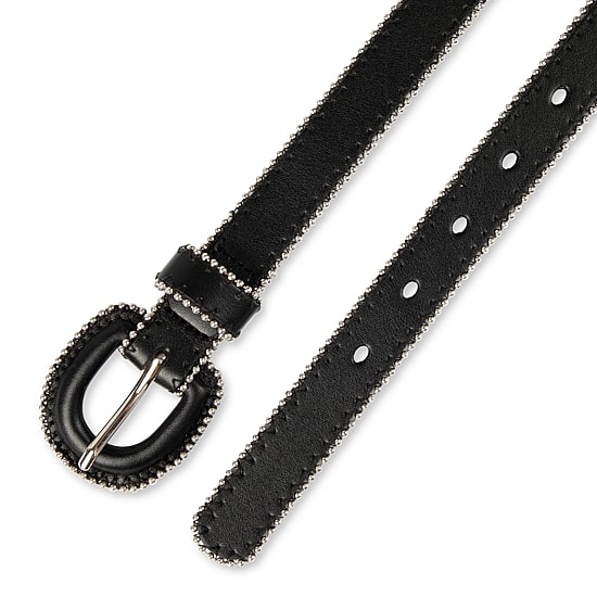 JS Jessica Simpson 1" Ball Chain Covered Womens Belt