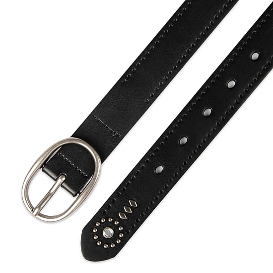 JS Jessica Simpson 1" Jeweled Centerbar Womens Belt
