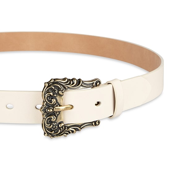 JS Jessica Simpson Ornate Buckle Womens Belt